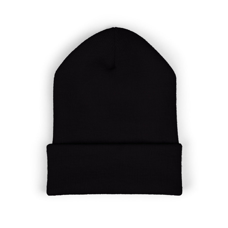 Classic Cuffed Beanie with Embroidery, Stylish Winter Hat, Gift for Him/Her, Trendy Knit Cap, Sports Fan Beanie, Cozy Accessory