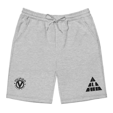 Vilified Double Logo Cotton Shorts [Embroidered]
